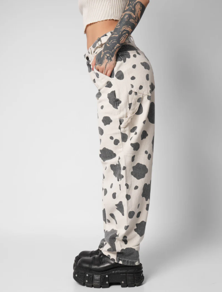 Jean wide leg cow