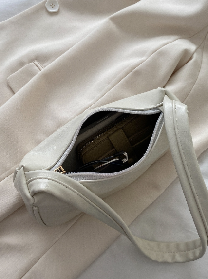 Bolso baguette blanco
