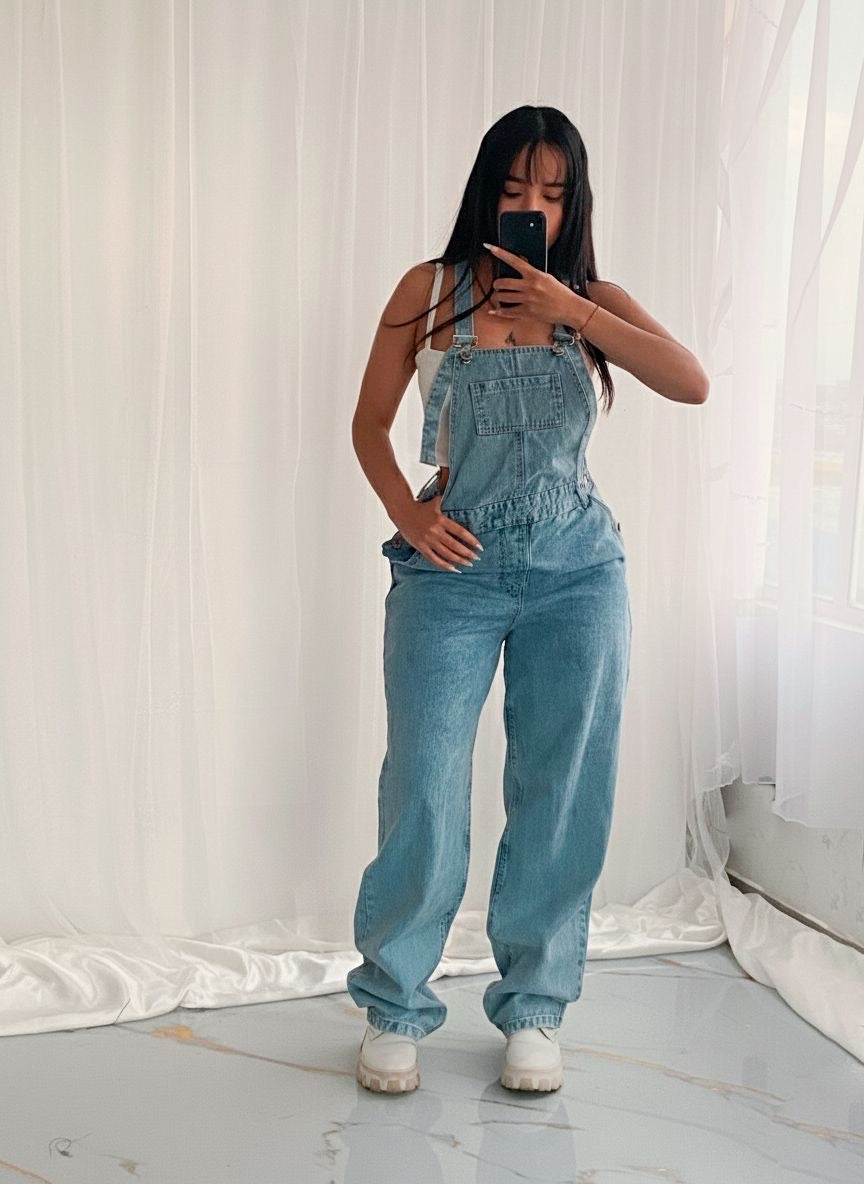 Overol + crop top