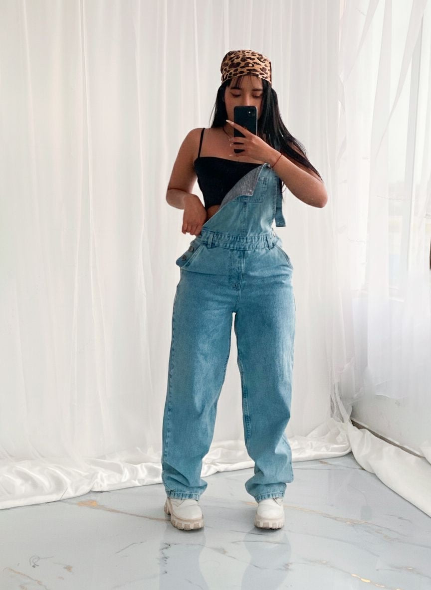 Overol + crop top