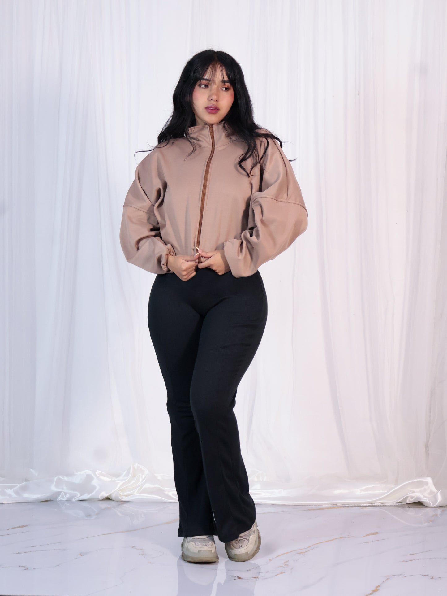 Conjunto rib (Pant y top) + Chaqueta ✨