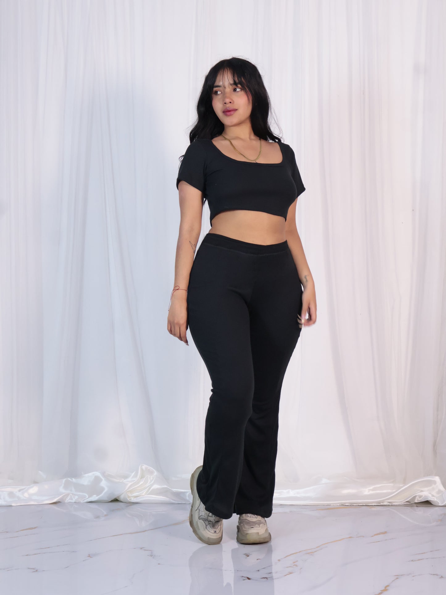 Conjunto rib (Pant y top) + Chaqueta ✨