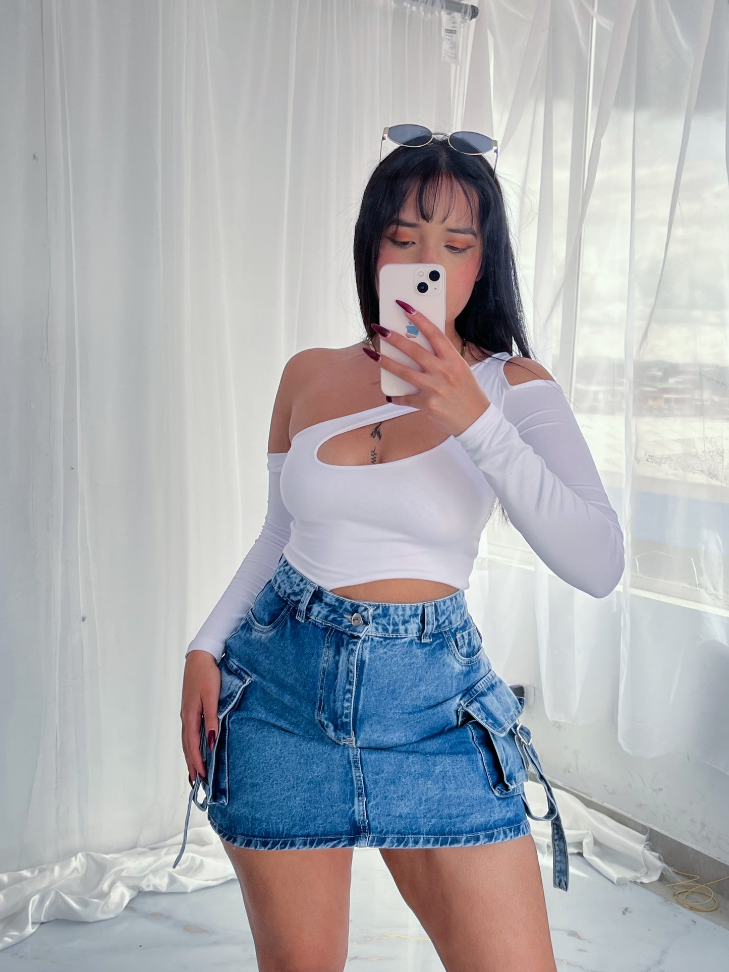 Falda cargo + Body ✨