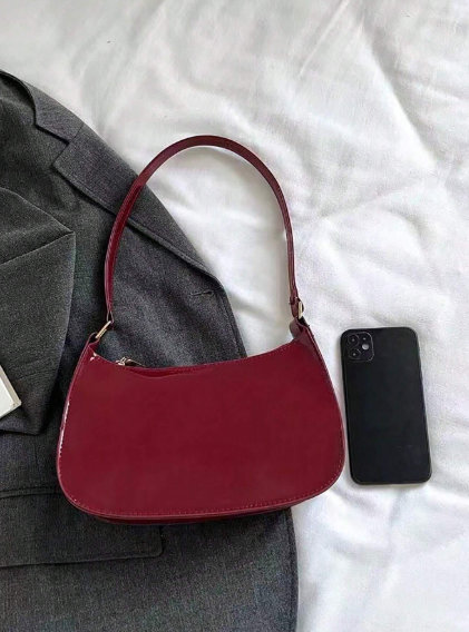 Bolso en cuero sintetico