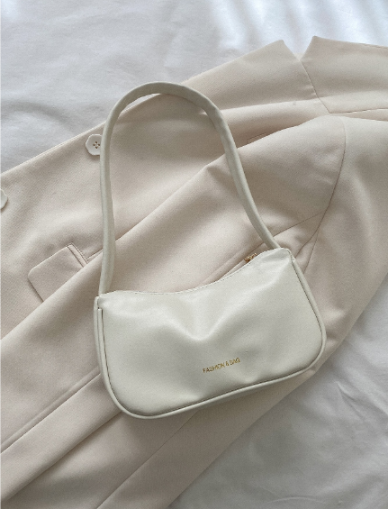 Bolso baguette blanco