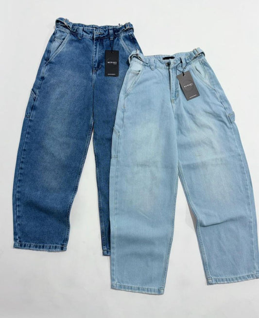 Jean baggy liso