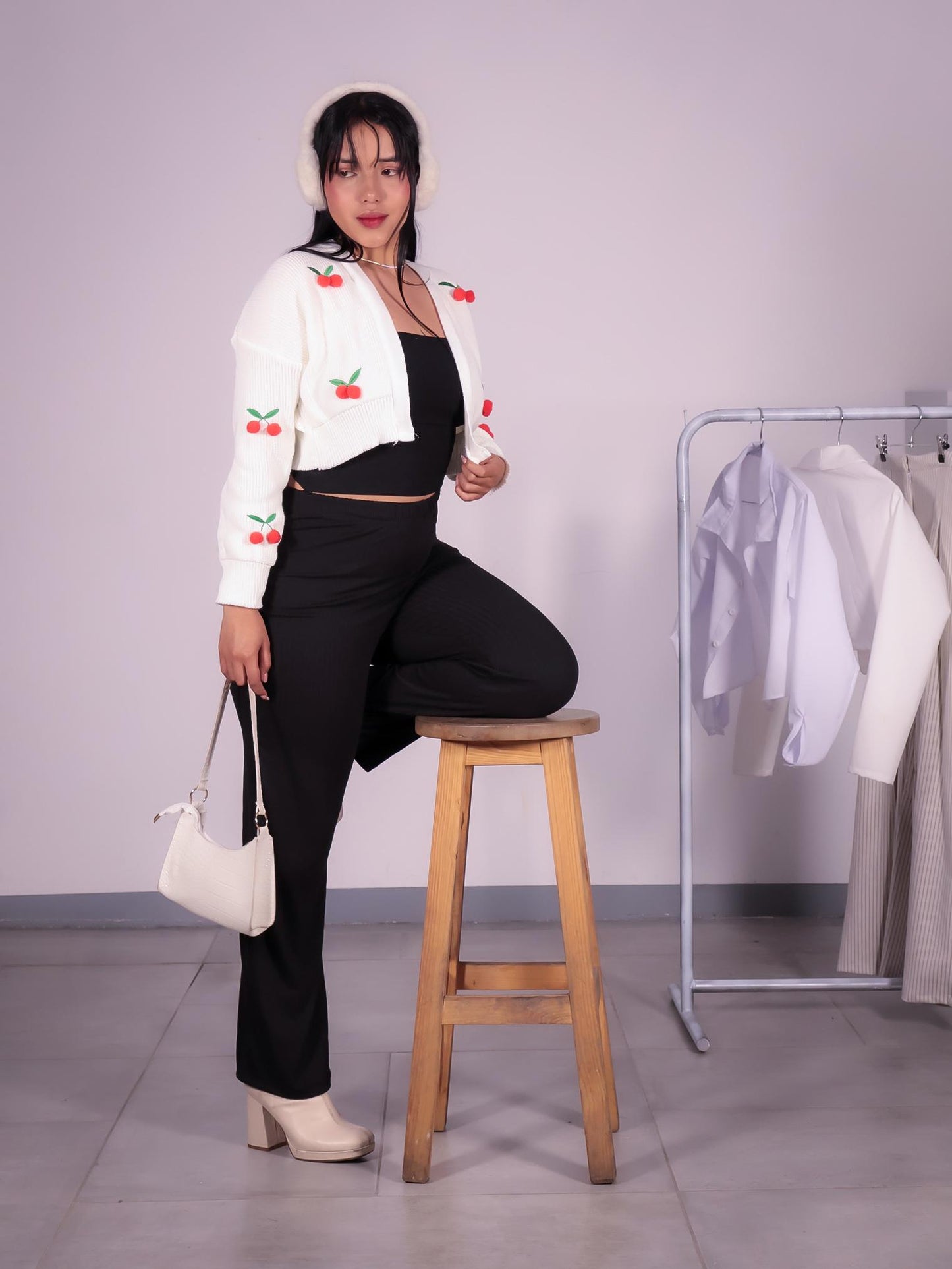 CONJUNTO 3 PIEZAS BUZO + TOP + PANTALON