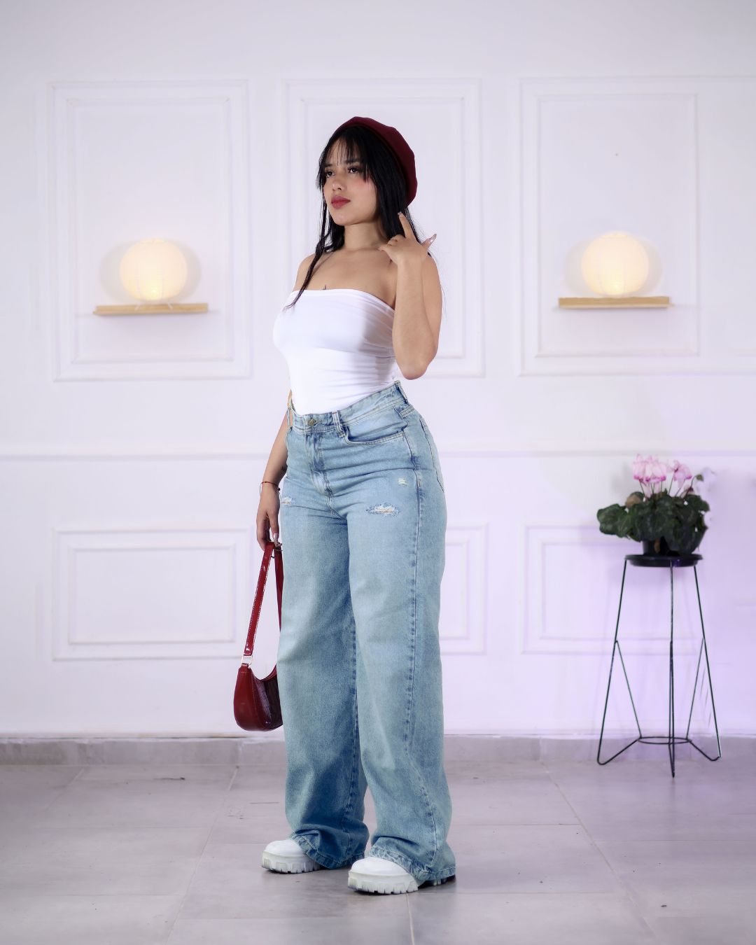 DENIM BAGGY REGULAR + TOP