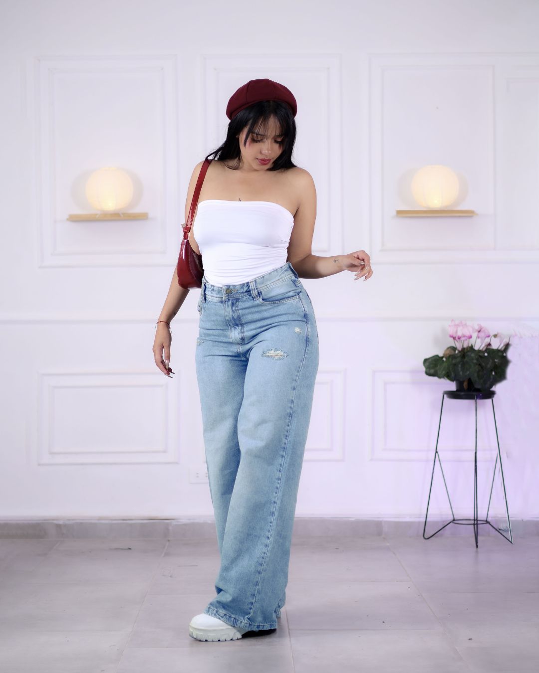 DENIM BAGGY REGULAR + TOP